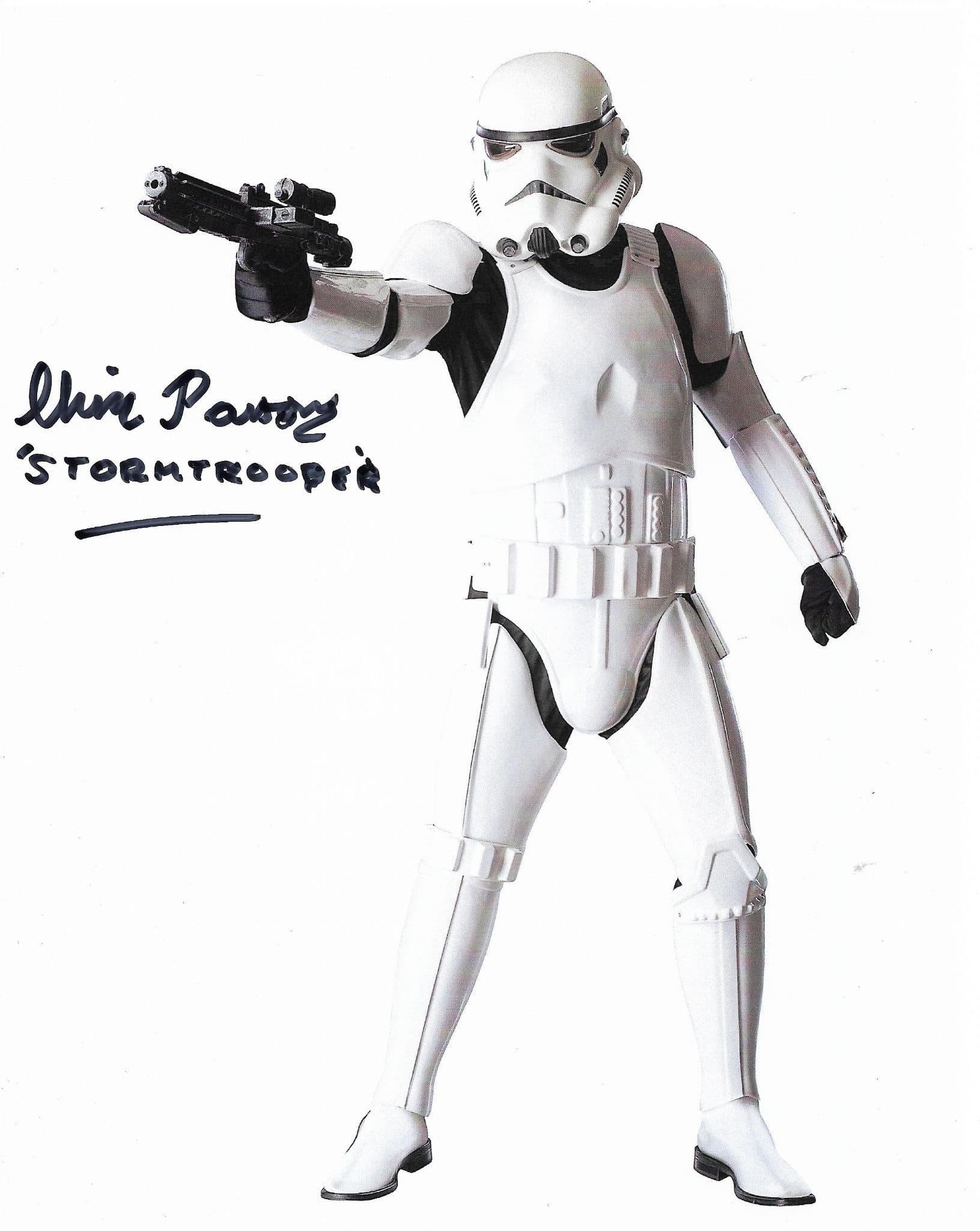 Stormtrooper autograph